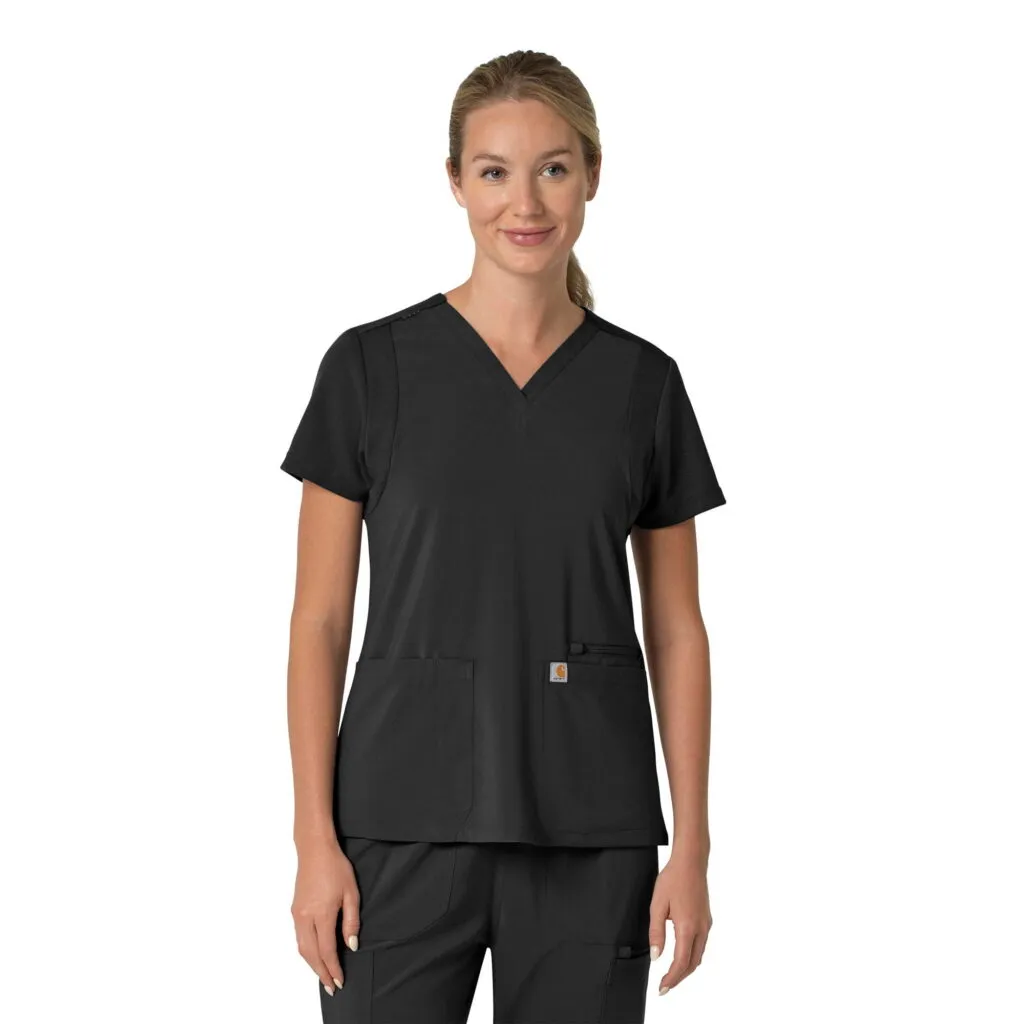 Scrub Top (C13210) - Black