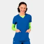 Womens Epic V-Neck Top (4801) - Royal Blue