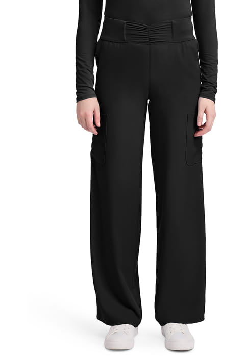 Womens 5-Pocket Ruched W (MC011) - Black Womens 5-Pocket Ruched W (MC011) - Black