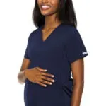 Maternity V-Neck Top (MC628) - Navy