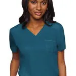 V-Neck Tuck In (MC7448) - Caribbean Blue